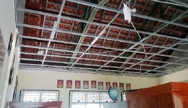 Plafon SDN 2 Cepoko Ambruk, DPRD Sragen Soroti Data Sekolah Rusak