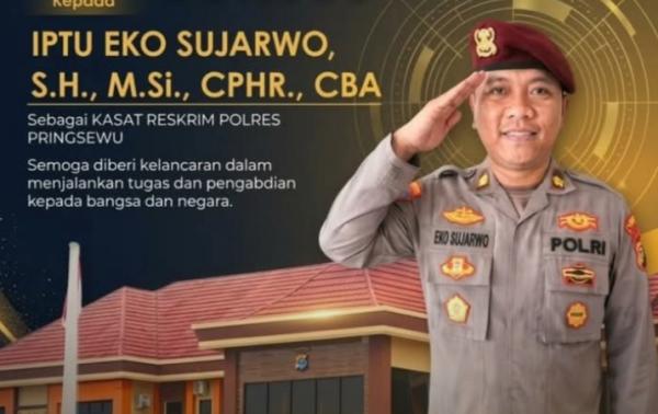Iptu Eko Sujarwo, Perwira Berpengalaman Kini Emban Amanah sebagai Kasat Reskrim Polres Pringsewu