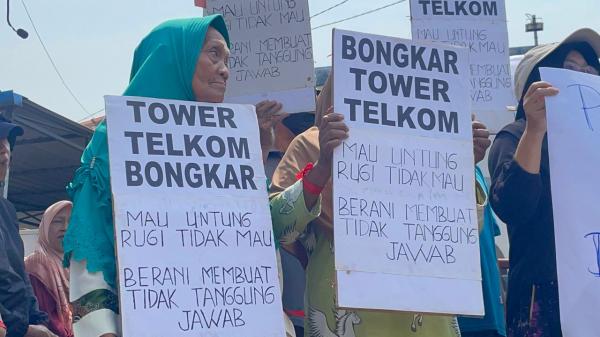 PT Telkom Sebut Tower BTS yang Dipersoalkan Warga Jombang Dikelola Anak Perusahaan