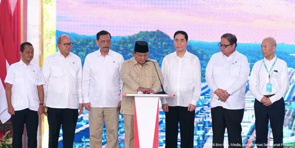Dorong Hilirisasi di Halmahera, Prabowo Luncurkan Proyek Raksasa Bernilai Rp180 Triliun