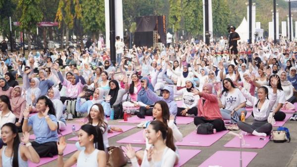 1.000 Perempuan Ikuti The Gentle Glow, Kombinasi Pilates dan Perawatan Kulit