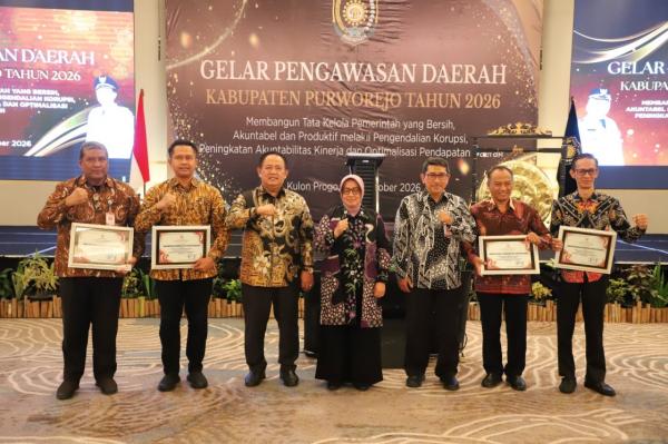 Empat Perangkat Daerah Purworejo Raih Penghargaan SAKIP 2026