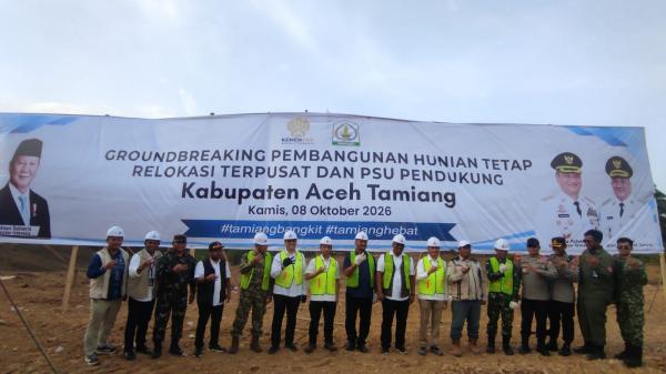 Groundbreaking Huntap Dimulai, 20.647 Unit Dibangun untuk Korban Bencana di Aceh