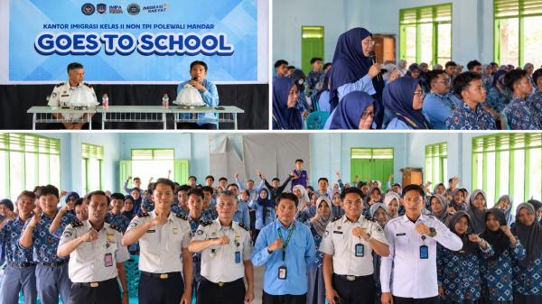 Tak Hanya Soal Paspor, Imigrasi Polewali Mandar Kenalkan Peluang Karier kepada Siswa MAN 1 Majene
