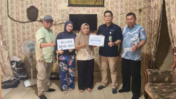 Ahli Waris Sopir di Tanjung Morawa Terima Santunan Rp42,2 Juta