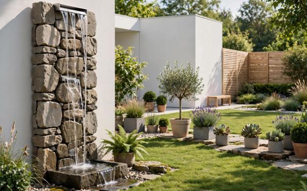 6 Ide Desain Air Mancur Minimalis untuk Taman Kecil di Rumah