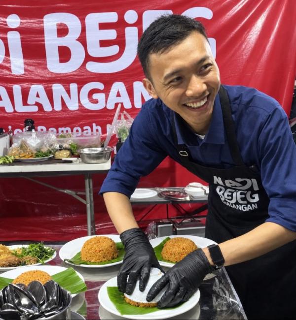 Ikut Pelatihan Sandiaga Uno, Pengusaha Nasi Bejeg Malangan Buka Peluang Kerja bagi Difabel