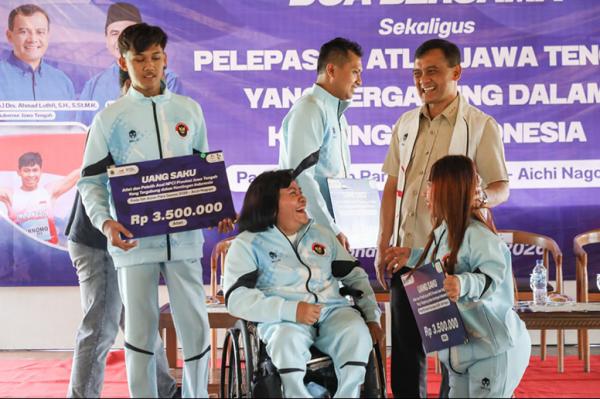 Jateng Kirim 34 Atlet ke Asian Para Games Nagoya Jepang, Ini Pesan Gubernur Luthfi
