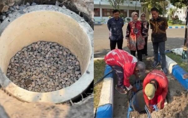 Cegah Genangan Saat Musim Hujan, Pemkab Bojonegoro Imbau Kantor Buat Sumur Resapan