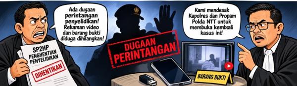 Kasus Dugaan Perzinahan Libatkan Istri Anggota Polres Sumba Timur Berujung Penghentian Penyelidikan