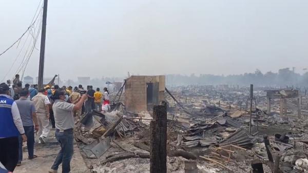 Karhutla di Bangka Selatan Merembet ke Permukiman, 305 Rumah dan 50 Gedung Walet Hangus