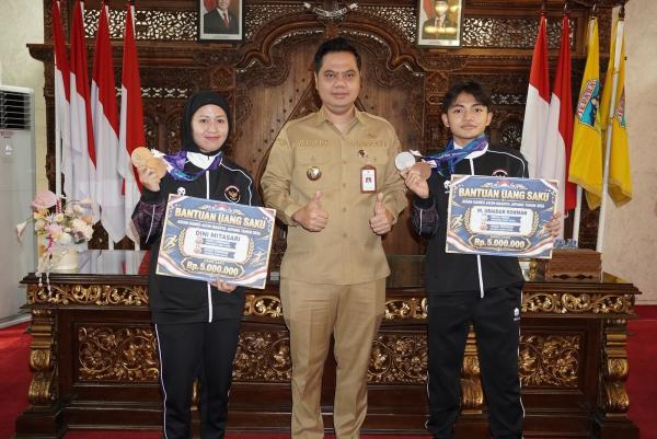 Atlet Sepak Takraw Peraih Medali Asian Games 2026, Terima Apresiasi Bupati Jepara