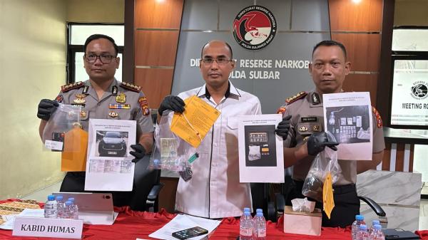 Terlibat Bisnis Sabu Rp18 Juta, Oknum Polisi dan ASN di Sulbar Ditangkap