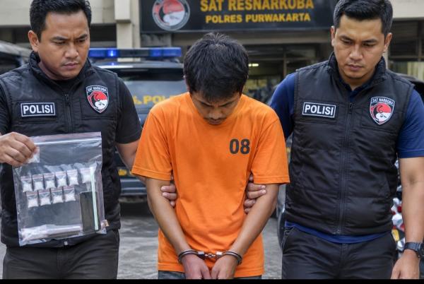 Miliki 14 Paket Sabu, Pria Asal Sukatani Ditangkap Polisi di Purwakarta