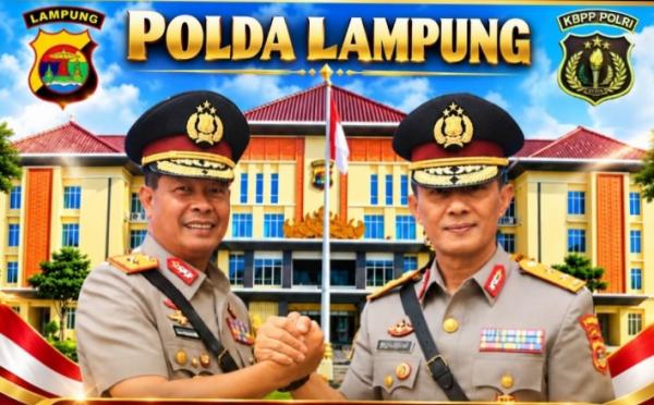 KBPP Polri Lampung apresiasi Helfi Assegaf, sambut Yustan Alpiani sebagai Kapolda baru