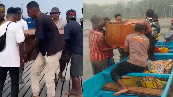 Speedboat Pemkab Fakfak Yang Alami Musibah di Perairan Inanwatan Ternyata Bawa Jenazah Staf DPRK