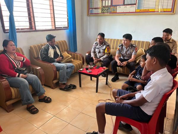 Polsek Mamasa Mediasi Kasus Bullying Siswa SMPN 1 Tawalian hingga Sepakat Damai