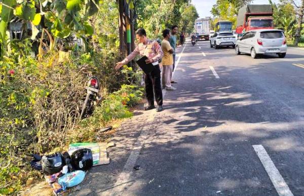 Kecelakaan di Kulonprogo, Ibu dan Anak Tewas Jatuh dari Motor