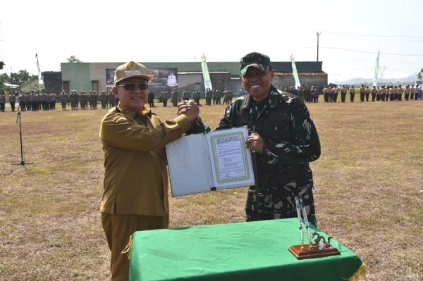 Permudah Akses Warga, TMMD Sengkuyung 2026 di Tlogotirto Gabus Bangun Jalan Beton