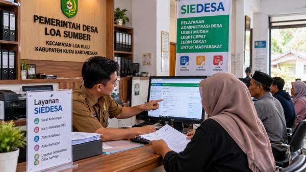 Warga Loa Sumber Kini Bisa Urus Dokumen Kependudukan Lewat Desa, SIEDESA Permudah Pelayanan