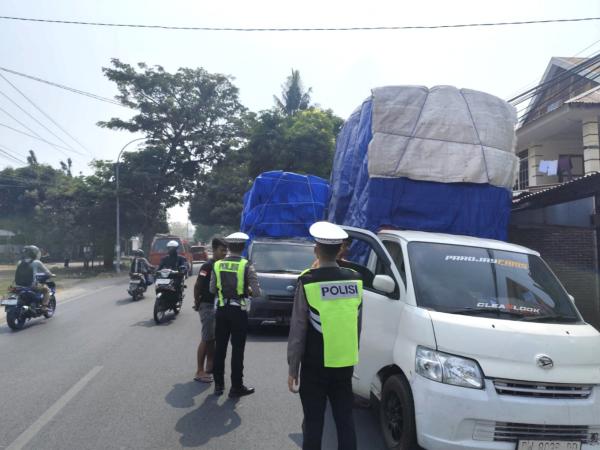 Polres Majene Jaring Pickup Bawa Muatan Berlebih saat Patroli Hunting