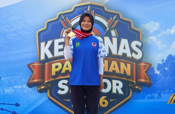 Putri Nafisa Atlet Panahan Cilegon Borong 3 Medali di Kejurnas Senior 2026