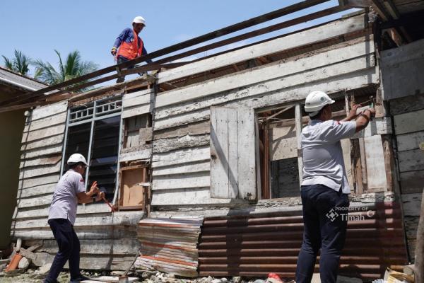 PT Timah Renovasi 7 Rumah Warga, Nelayan di Karimun Kembali Bisa Tinggal Nyaman