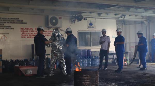 Antisipasi Keadaan Darurat di Laut, KSOP Banten Uji Kesiapan Awak KMP Tranship 1