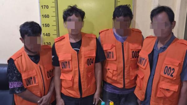 Sarang Narkoba Emplasmen Kualanamu Digulung, 4 Pria Positif Sabu Digulung Polisi!