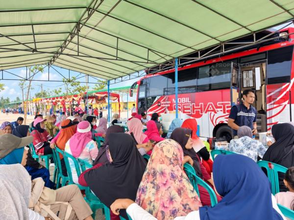 PT Timah Hadirkan Layanan Kesehatan Gratis di Festival Kuliner Serambi Mentok