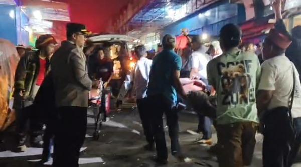 Getaran Terasa Sampai 100 Meter Saat Gudang MBG di Pasar Cimanggis Tangsel Meledak