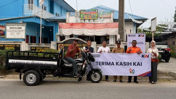 Gelontorkan Rp313,8 Juta, KAI Sumut Bangun Fasum di Medan hingga Batu Bara