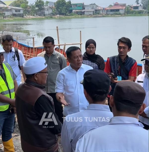 Bupati Aep Benahi Situ Gempol Karawang, Bakal Dilengkapi Taman dan Jogging Track