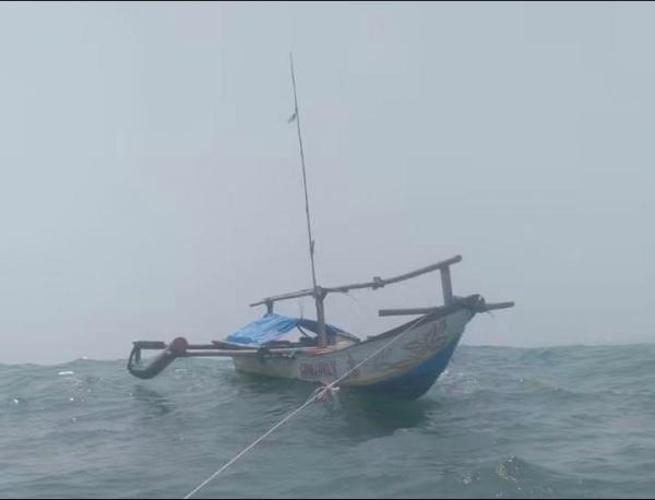Perahu Ditemukan Kosong di Perairan Pantai Sereg, Keberadaan Nelayan Asal Cidaun Belum Diketahui