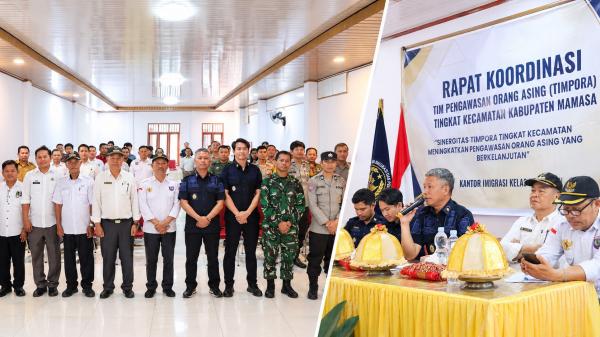 Imigrasi Polewali Mandar Gandeng Aparat Kecamatan Perkuat Pengawasan Orang Asing di Mamasa