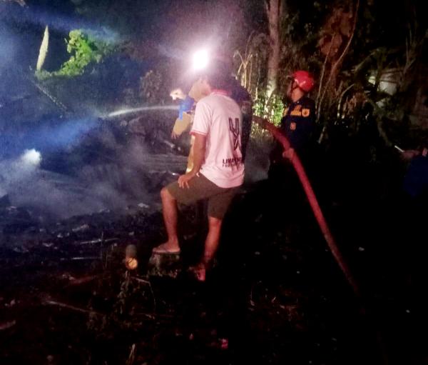 ​Gegara Sisa Api Tungku Masih Menyala, Rumah Warga di Klambu Grobogan Hangus Terbakar