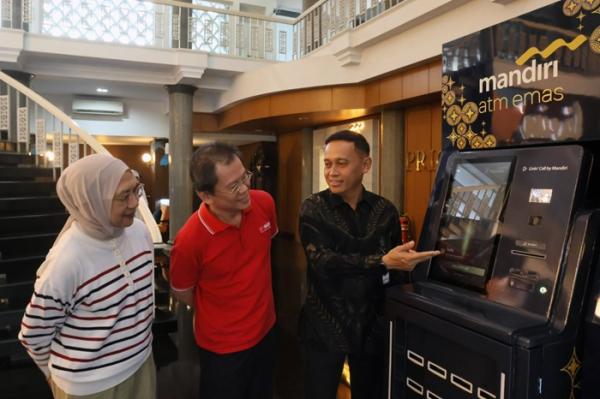 Ambil Emas Fisik dari Tabungan, Bank Mandiri Region VI Jawa 1 Permudah Nasabah di Bandung