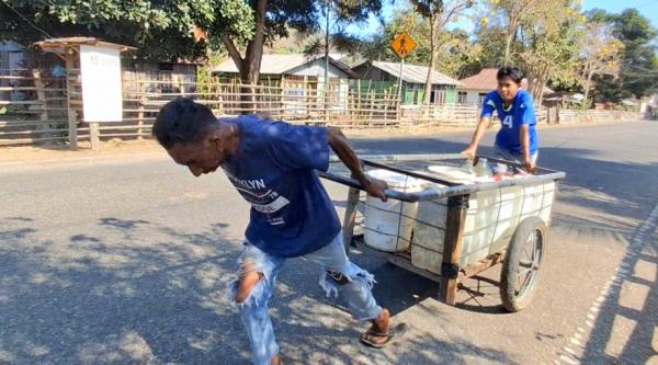Dilanda Kekeringan, Warga Belu NTT  Kesulitan Air Bersih