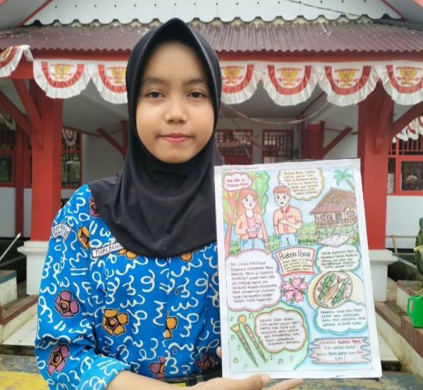 Tiara Ramadhani, Siswi SMP N 64 Bengkulu Utara Pemilik Jemari Manual Bermutu Digital