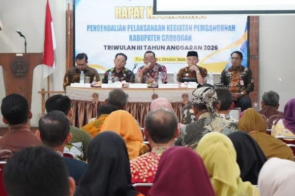 APBD 2026 Baru Terserap 63 Persen, Bupati Grobogan Setyo Hadi Minta OPD Gaspol Jangan Lelet