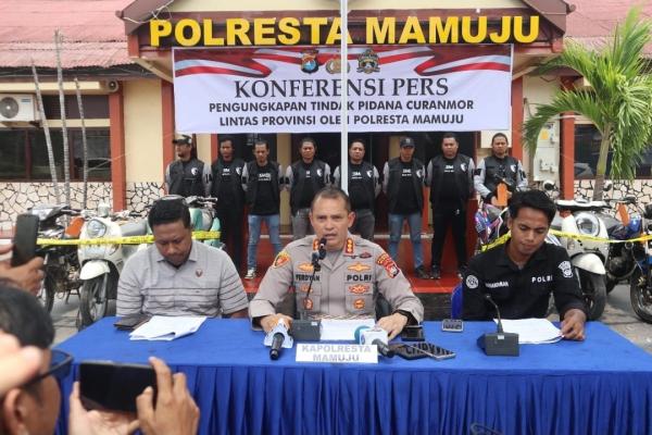 Dihadiahi Timah Panas, Polresta Mamuju Gulung Jaringan Curanmor Lintas Provinsi!