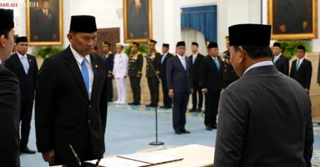 Gantikan Letjen TNI Suharyanto, Presiden Prabowo Lantik Mayjen TNI Kristomei jadi Kepala BNPB