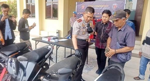 Empat TKP Curanmor Terungkap di Pandeglang, Polisi Buru Satu Pelaku Lain