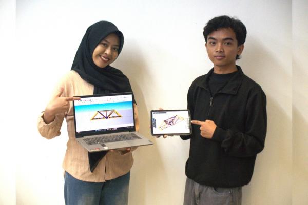 Raih Juara II Nasional, Jembatan Balsa Mahasiswa Unigoro Bobot 27,1 Gram Mampu Tahan Beban 78,91 Kg