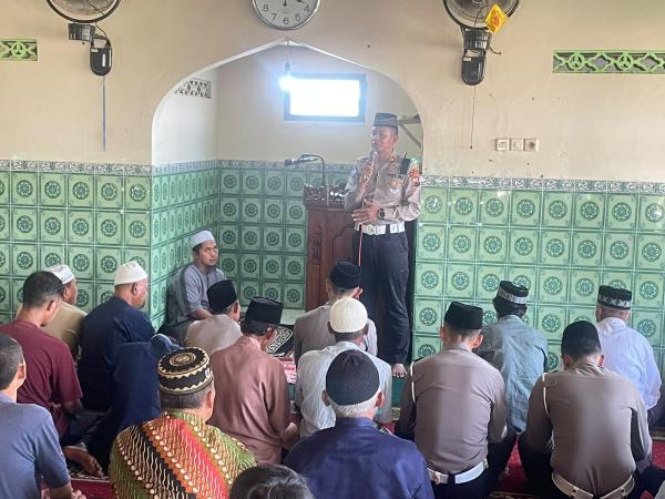 SI RATIB Satlantas Sragen Salurkan 25 Sak Semen untuk Masjid Al Huda