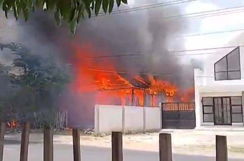 Rumah di Jalur Blora–Cepu Ludes Terbakar, Kerugian Ditaksir Ratusan Juta Rupiah