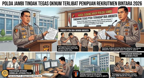 Skandal Penipuan Rekrutmen Bintara Rp28 Miliar: 2 Oknum Polisi Dipecat