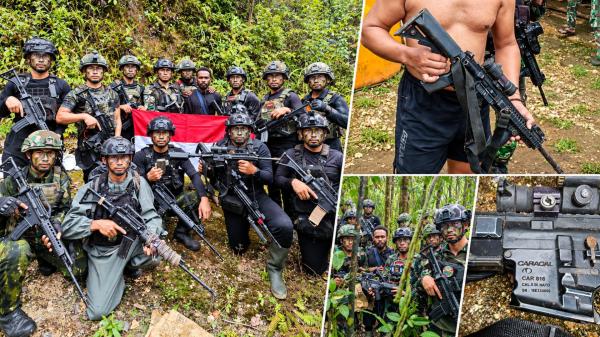 Operasi Gabungan TNI Temukan Senjata Caracal yang Dirampas OPM di Maybrat