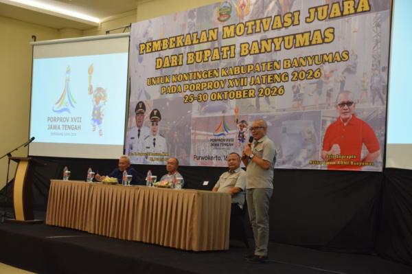 Hadapi Porprov Jateng 2026, Bupati Sadewo Ingatkan Atlet soal Mental Juara
