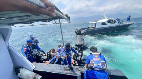 Ditpolairud Polda NTT Amankan Kapal Jolor dan 3 Pelaku Diduga Pakai Bom Ikan